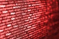 Background of software developer script. Writing programming functions on laptop. Writing programming code on laptop. New Royalty Free Stock Photo