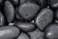 Background of spa stones with water drop still life style