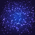 Background of the sparkling starry sky Royalty Free Stock Photo