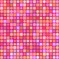 Background with sphere and square in multiple pink red magenta