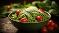 background spinach healthy food