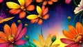 Background spiritual star dot nature beauty flower floral blossom color light