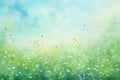 Background spring floral field blue nature season green flowers background meadow summer beauty plant Royalty Free Stock Photo