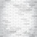 Square texture of a realistic white brick wall. Brick wall pattern. Background brickwork for portraits, objects. Vector illustrati Royalty Free Stock Photo