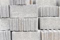 Background of stack concrete block