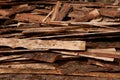 Background. Stack of wooden boards. Royalty Free Stock Photo