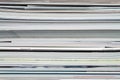 Background from stacked magazines, brochures, notebooks, catalogs Royalty Free Stock Photo