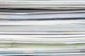 Background from stacked magazines, brochures, notebooks, catalogs Royalty Free Stock Photo
