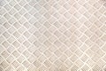 Background of stainless steel sheet silvery white fluted with lentil pattern. Design backgrounds texture Royalty Free Stock Photo