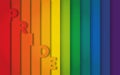 Background stairs pride colorful rainbow palette