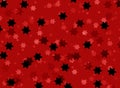 Background stars christmas red black texture abstract Royalty Free Stock Photo