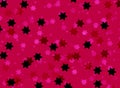 Background stars christmas red pink black texture abstract Royalty Free Stock Photo