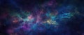 Background with stars. Galaxy Outer Space Colorful Nebula. Star Field Background. Royalty Free Stock Photo