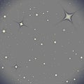 Background with stars - Gray Royalty Free Stock Photo