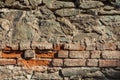 Background of stone and brick wall texture photo Royalty Free Stock Photo