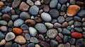 Background with stone pebbles