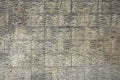 Background stone textures.  Dirty gray decorative brick face stone Royalty Free Stock Photo