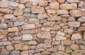 Background of stone wall texture photo. Greek ancient wall texture. Royalty Free Stock Photo