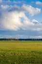 Background of storm clouds after a thunder-storm Royalty Free Stock Photo