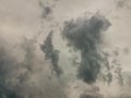 Stormy sky background Royalty Free Stock Photo