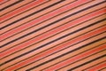 Background striped orange fabric. Texture patterns materials. Te Royalty Free Stock Photo