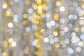 Background of strongly blurred lights of garlands Royalty Free Stock Photo