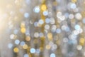 Background of strongly blurred lights of garlands Royalty Free Stock Photo