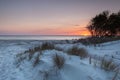 Sun Rising on Horizon Folly Beach South Carolina