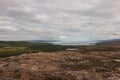 Background of the surroundings of the Barents Sea. musta tunturi