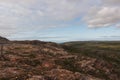 Background of the surroundings of the Barents Sea. musta tunturi