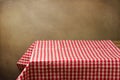 Background with table and tablecloth Royalty Free Stock Photo