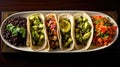 background tacos mexican food vegetarian