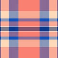 Background tartan check of fabric textile pattern with a plaid vector seamless texture Royalty Free Stock Photo