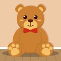 Background teddy bear toys vector illustration