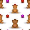 Background, teddy bears