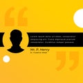 background for testimony quotes or text message with aphorism design