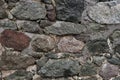Background, texture - ancient masonry at the base of the castle Royalty Free Stock Photo