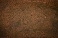 Background and texture of baked clay brick  on vintage floor surface Royalty Free Stock Photo