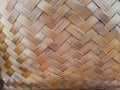 Background texture of a bamboo cachepot, very old. Royalty Free Stock Photo