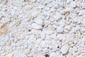 Background texture banner with Marble Beach stones in Thassos, Greece Royalty Free Stock Photo