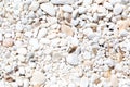 Background texture banner with Marble Beach stones in Thassos, Greece Royalty Free Stock Photo