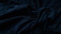 Background texture of black cotton Royalty Free Stock Photo