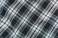 The background, texture of black-and-white checkered linen fabric Royalty Free Stock Photo