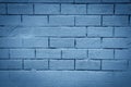 background texture blue bright light wall brick stones Royalty Free Stock Photo