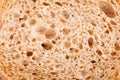 Background texture of bread crumb