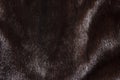 Background texture of brown fur coat. Wool coat close-up. Royalty Free Stock Photo