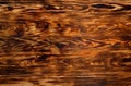 Background texture from burned brown pine wood Royalty Free Stock Photo