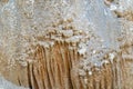 Background texture cave stone curtain photo of stalactite cavern