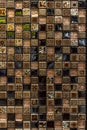 Background, Texture Ceramic Tile Mosaic, Color brown