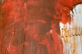 Background texture bold red paint brush strokes Royalty Free Stock Photo